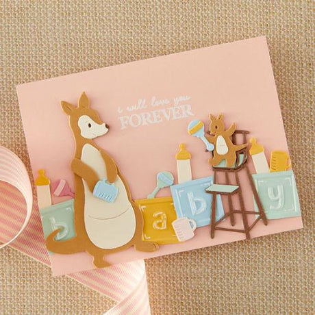 Spellbinders - Baby Accessories Etched Dies with Simple Stories