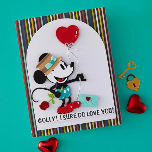 Spellbinders - Classic Mouse Love Etched Dies
