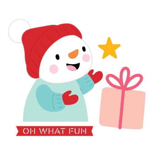 Hero Arts Oh What Fun Frosty Surprise Etched Dies