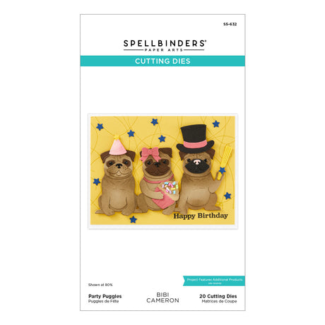 Spellbinders - Party Puggles Etched Dies