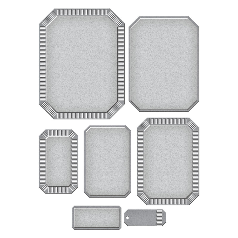 Spellbinders - Emerald Cut Labels and Tag Etched Dies