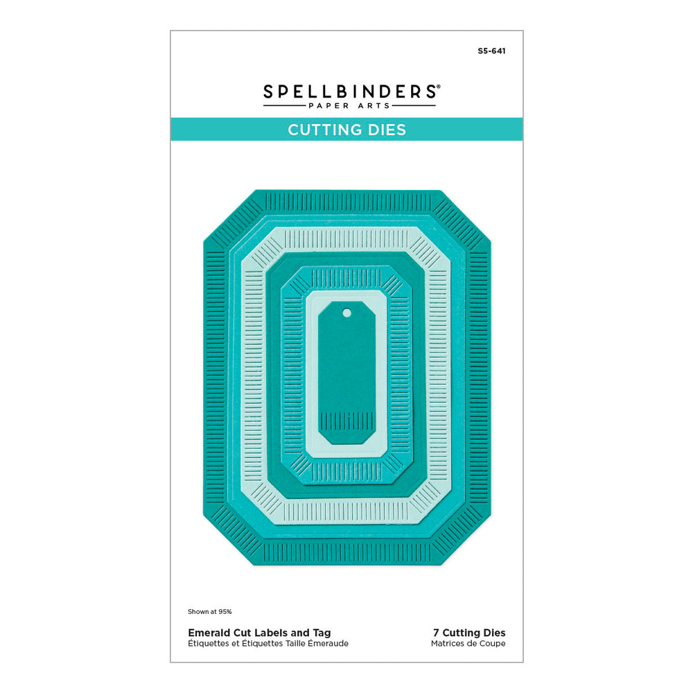 Spellbinders - Emerald Cut Labels and Tag Etched Dies
