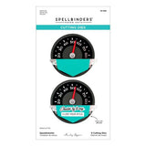 Spellbinders - Speedometer Etched Dies from the Classic Road Legends Collection by Mindy Eggen