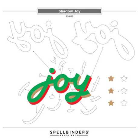 Spellbinders - Shadow Joy Etched Dies from the City Holiday Collection by Yana Smakula