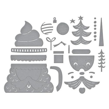 Spellbinders - Cocoa Wonderland Etched Dies from the Wonderland Collection