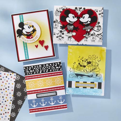 Spellbinders - Classic Mouse Borders Etched Dies from the Say Cheese Classic Mouse Collection