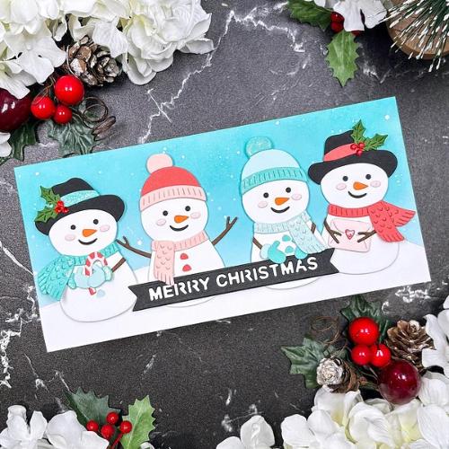 Spellbinders - North Pole Sentiments Etched Dies by Simon Hurley