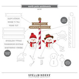 Spellbinders - North Pole Sentiments Etched Dies by Simon Hurley