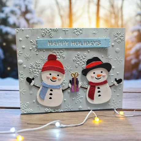 Spellbinders - North Pole Sentiments Etched Dies by Simon Hurley