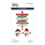 Spellbinders - North Pole Sentiments Etched Dies by Simon Hurley