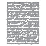 Spellbinders - Deckled Edge Script Etched Dies from the Beautifully Imperfect Collection