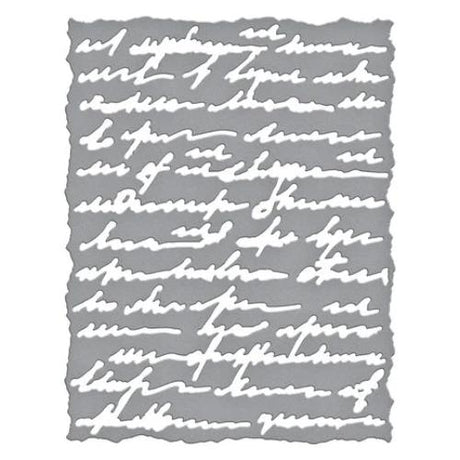 Spellbinders - Deckled Edge Script Etched Dies from the Beautifully Imperfect Collection