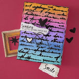 Spellbinders - Deckled Edge Script Etched Dies from the Beautifully Imperfect Collection