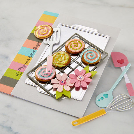 Spellbinders Cool It Cookie Rack Etched Dies by Tina Smith