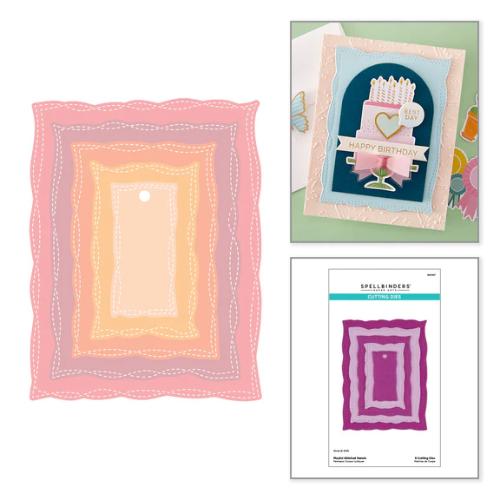 Spellbinders - Playful Stitched Panels Etched Dies
