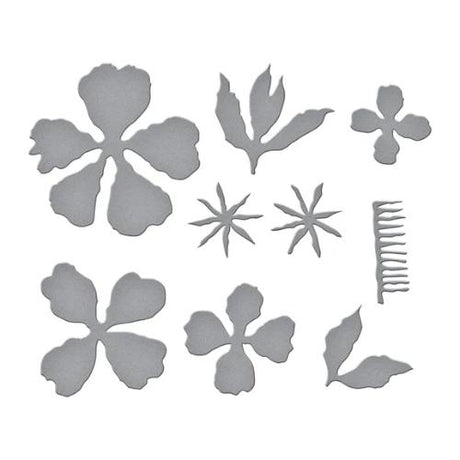 Spellbinders - Double & Single Peonies Etched Dies