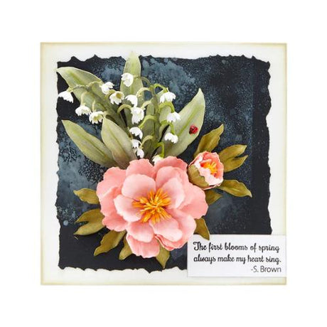 Spellbinders - Double & Single Peonies Etched Dies