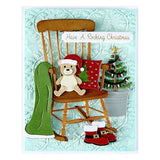 Spellbinders - Christmas Rocking Chair Etched Dies from the Country Christmas Collection by Annie Williams