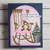 Spellbinders - Christmas Rocking Chair Etched Dies from the Country Christmas Collection by Annie Williams