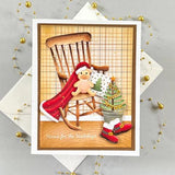Spellbinders - Christmas Rocking Chair Etched Dies from the Country Christmas Collection by Annie Williams