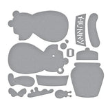 Spellbinders - Stitched Classic Pooh Etched Dies