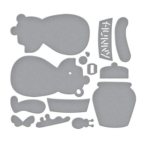 Spellbinders - Stitched Classic Pooh Etched Dies
