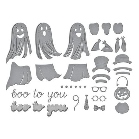 Spellbinders - Boo Crew Etched Dies from the Spooktacular Collection by Simon Hurley