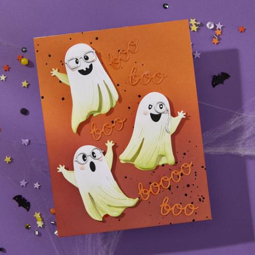 Spellbinders - Boo Crew Etched Dies from the Spooktacular Collection by Simon Hurley
