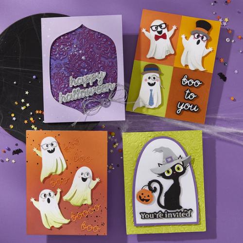 Spellbinders - Boo Crew Etched Dies from the Spooktacular Collection by Simon Hurley