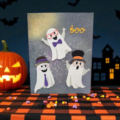 Spellbinders - Boo Crew Etched Dies from the Spooktacular Collection by Simon Hurley