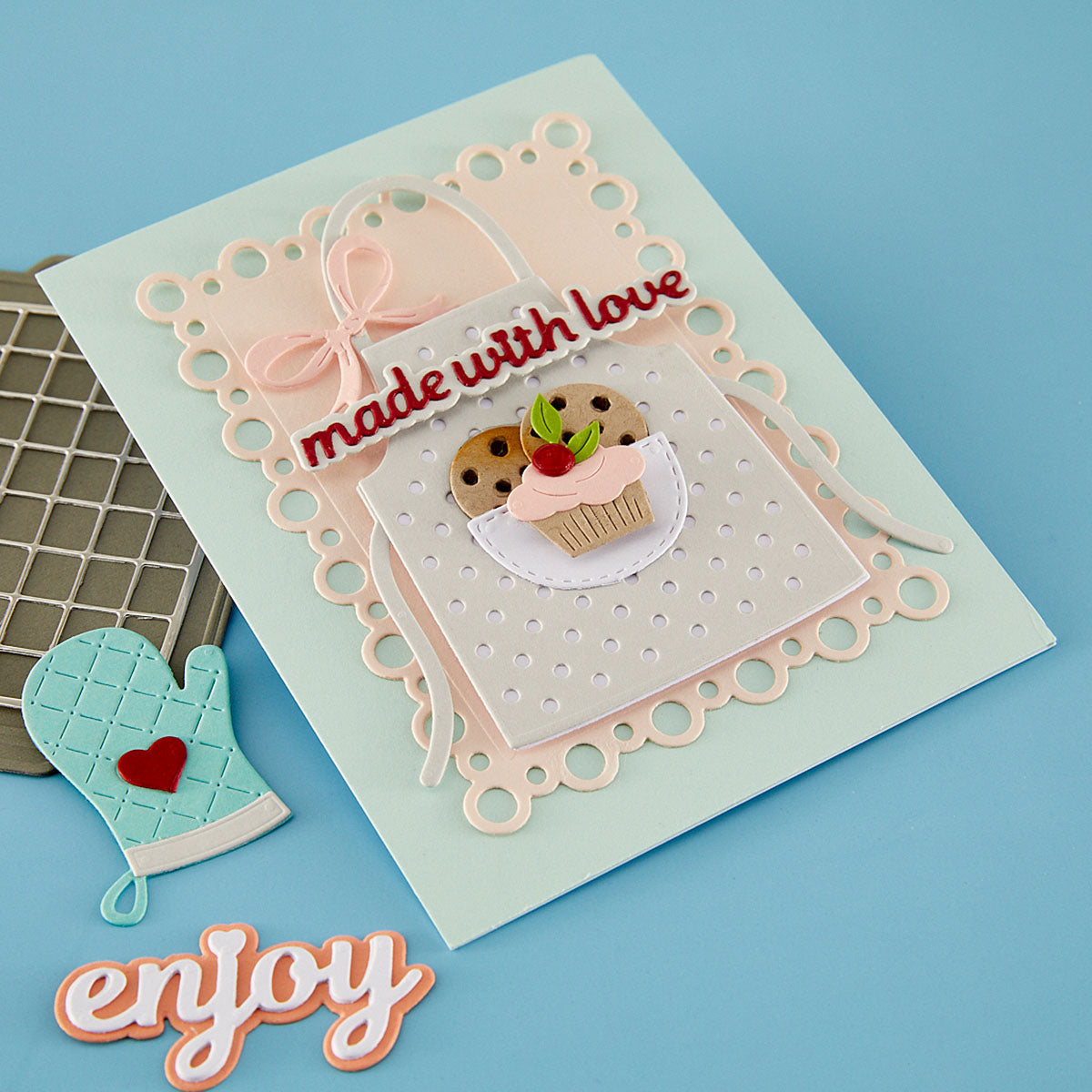 Spellbinders Made With Love Etched Dies by Tina Smith