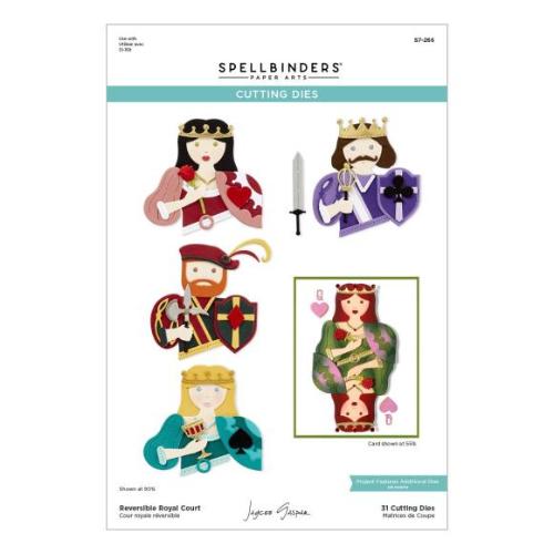 Spellbinders - Reversible Royal Court Etched Dies from the Jack of All Trades Collection by Jaycee Gaspar