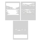 Hero Arts - Color Layering Harbor Stencils from the Seaside Blooms Collection