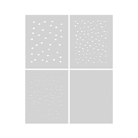 Hero Arts Confetti Layering Stencil Set