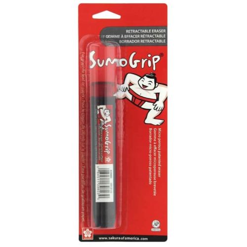 Sakura Sumo-Grip Eraser Premium Retract Carded 1pc