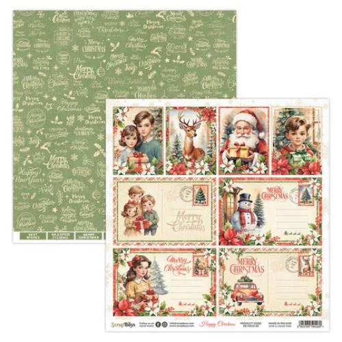 ScrapBoys Happy Christmas 12x12 Inch Paper Pad (SB-HACH-08) - Postage as per Actual