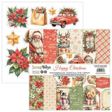 ScrapBoys Happy Christmas 6x6 Inch Paper Pad (SB-HACH-09)