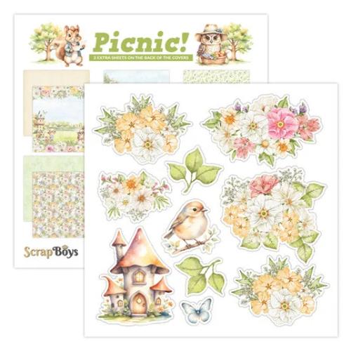 Scrap Boys Picnic! 6x6 Inch Paper Pad (SB-PICN-09)