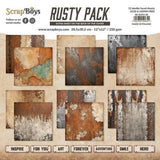 ScrapBoys Rusty Pack 12x12 Inch Paper Pad (SB-RUPA-08) - Postage as per Actual