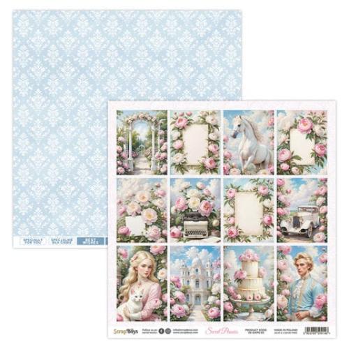 ScrapBoys Sweet Peonies 12x12 Inch Paper Pad (SB-SWPE-08) - Postage as per Actual