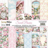 ScrapBoys Sweet Peonies 8x8 Inch Paper Pad (SB-SWPE-10)