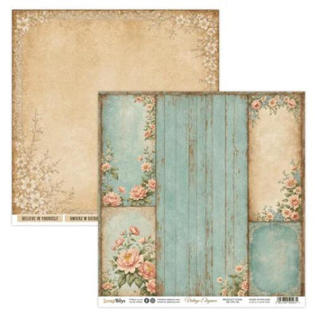 Scrap Boys Vintage Elegance 6x6 Inch Paper Pad (SB-VIEL-09)
