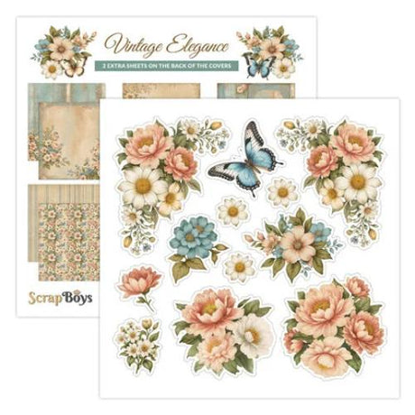 Scrap Boys Vintage Elegance 6x6 Inch Paper Pad (SB-VIEL-09)