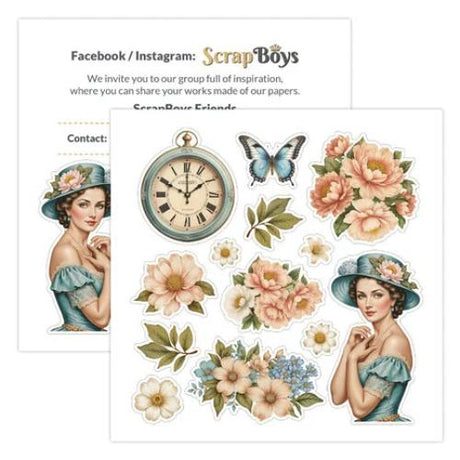 Scrap Boys Vintage Elegance 6x6 Inch Paper Pad (SB-VIEL-09)
