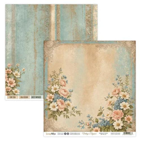 Scrap Boys Vintage Elegance 6x6 Inch Paper Pad (SB-VIEL-09)