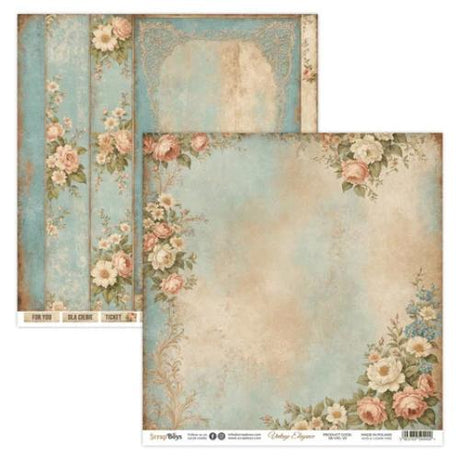 Scrap Boys Vintage Elegance 6x6 Inch Paper Pad (SB-VIEL-09)