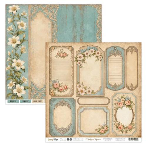 Scrap Boys Vintage Elegance 6x6 Inch Paper Pad (SB-VIEL-09)