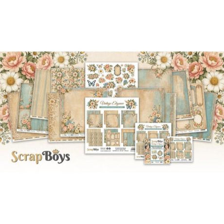Scrap Boys Vintage Elegance 6x6 Inch Pop Up Paper Pad (SB-VIEL-11)