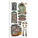 Stamperia Art of Travelling 6x12 Inch Paper Cut-outs (4pcs) (SBBCT07) - Postage as per Actual