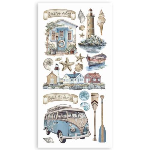 Stamperia Silent Sea 6x12 Inch Paper Cut-outs (4pcs) (SBBCT12) - Postage as per Actual